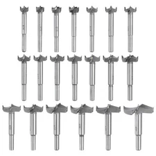 Forstner Drill Bits Set 14-50mm Carbide Wood Drilling Bit, 20pcs
