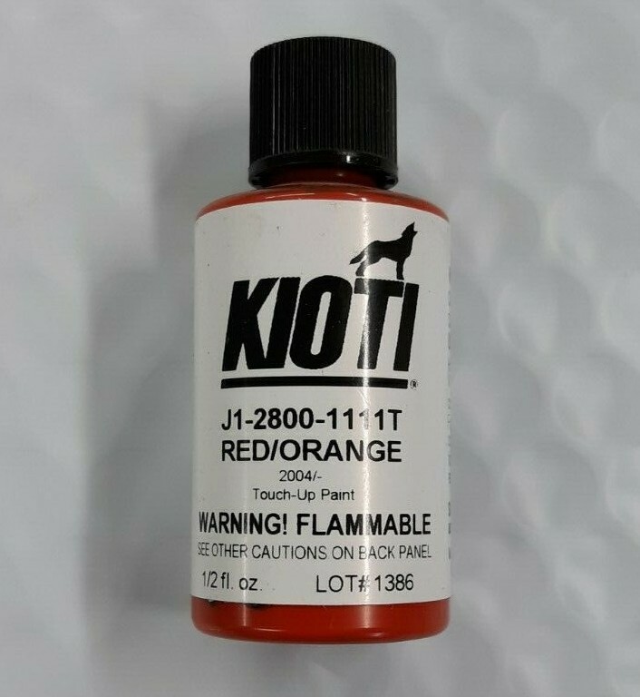 OEM Genuine Kioti J128001111TU Red/Orange .5 oz Touch up Paint 2004