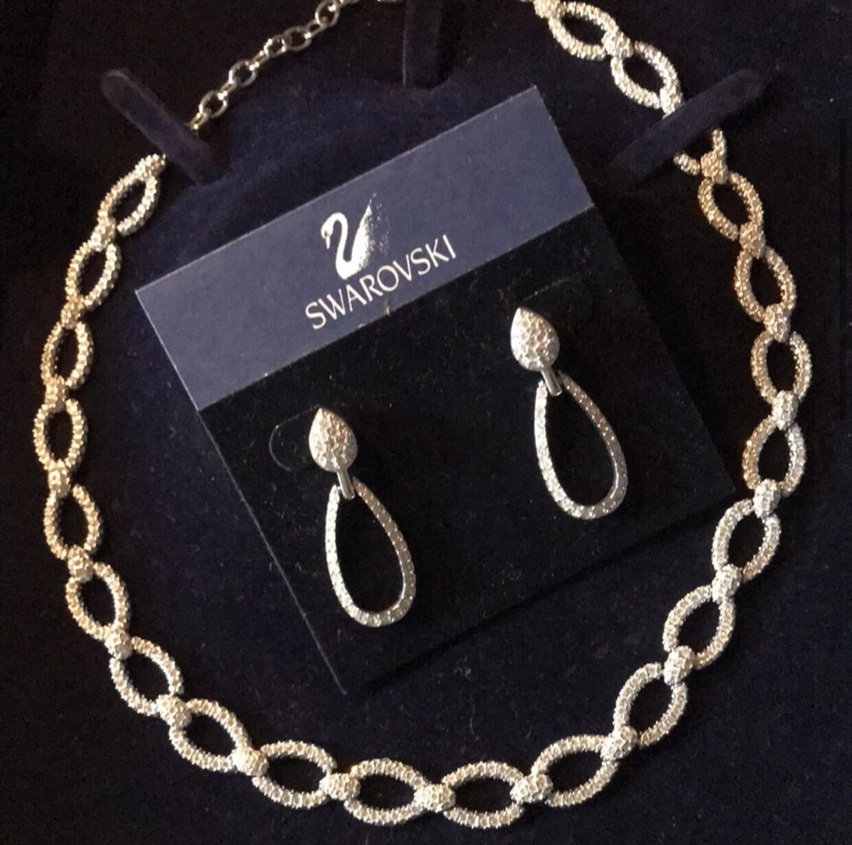 Infinity earrings swarovski deals