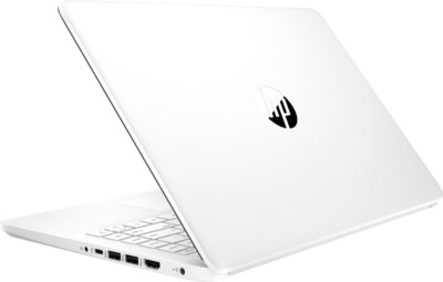 HP 14-inch HD Display Laptop Intel 1.10GHz 4GB RAM 64GB eMMC 14-DQ0052DX White