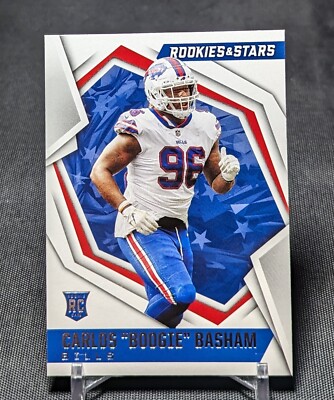 Carlos Boogie Basham Rookie Card RC 2021 Rookies & Stars #193 Buffalo Bills