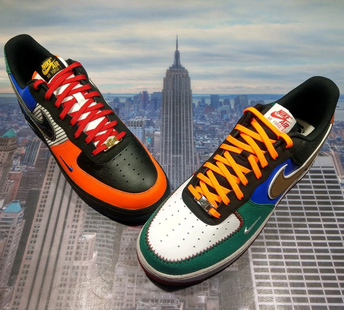 Nike Air Force 1 Low 07 LV8 What The NYC City Of Athletes Size 12 CT3610 100 New