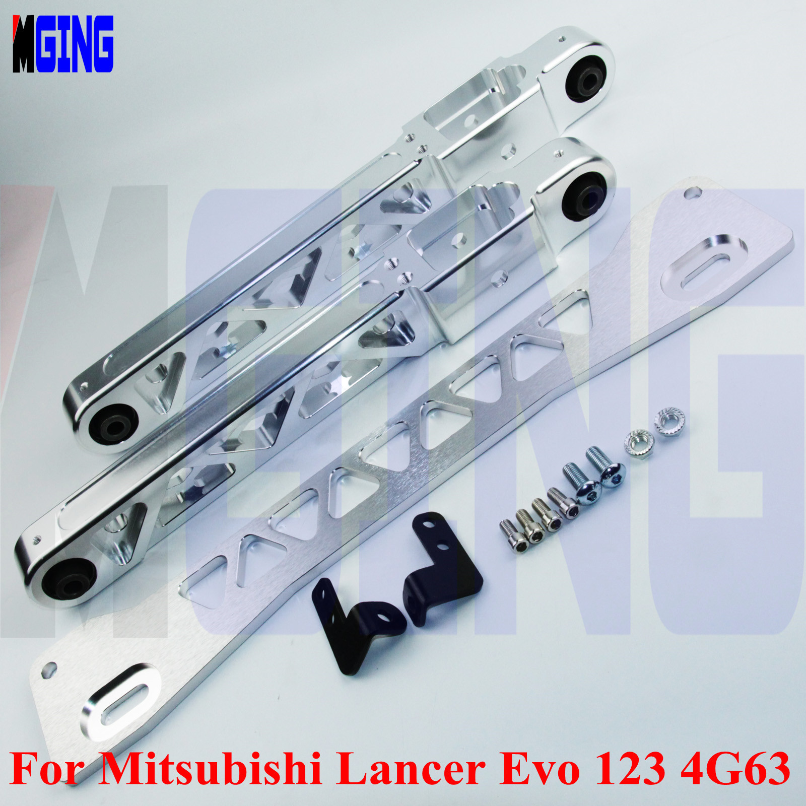 Rear Subframe Lower Control Arm Brace Kit For Mitsubishi Lancer Evo 1-2-3 (4G63)