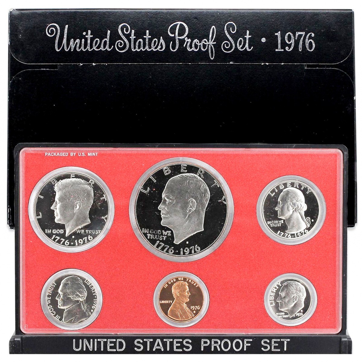 Proof Coin Set 6点セット 旧貨幣 1976 S Proof Set Original Box 6 Coins US Mint | eBay