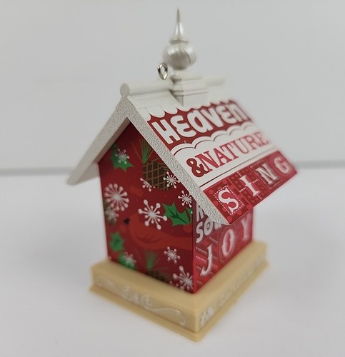 Hallmark Andenken Weihnachtsschmuck 2014 Himmel und Natur singen Vogelhaus - Bild 7 von 13
