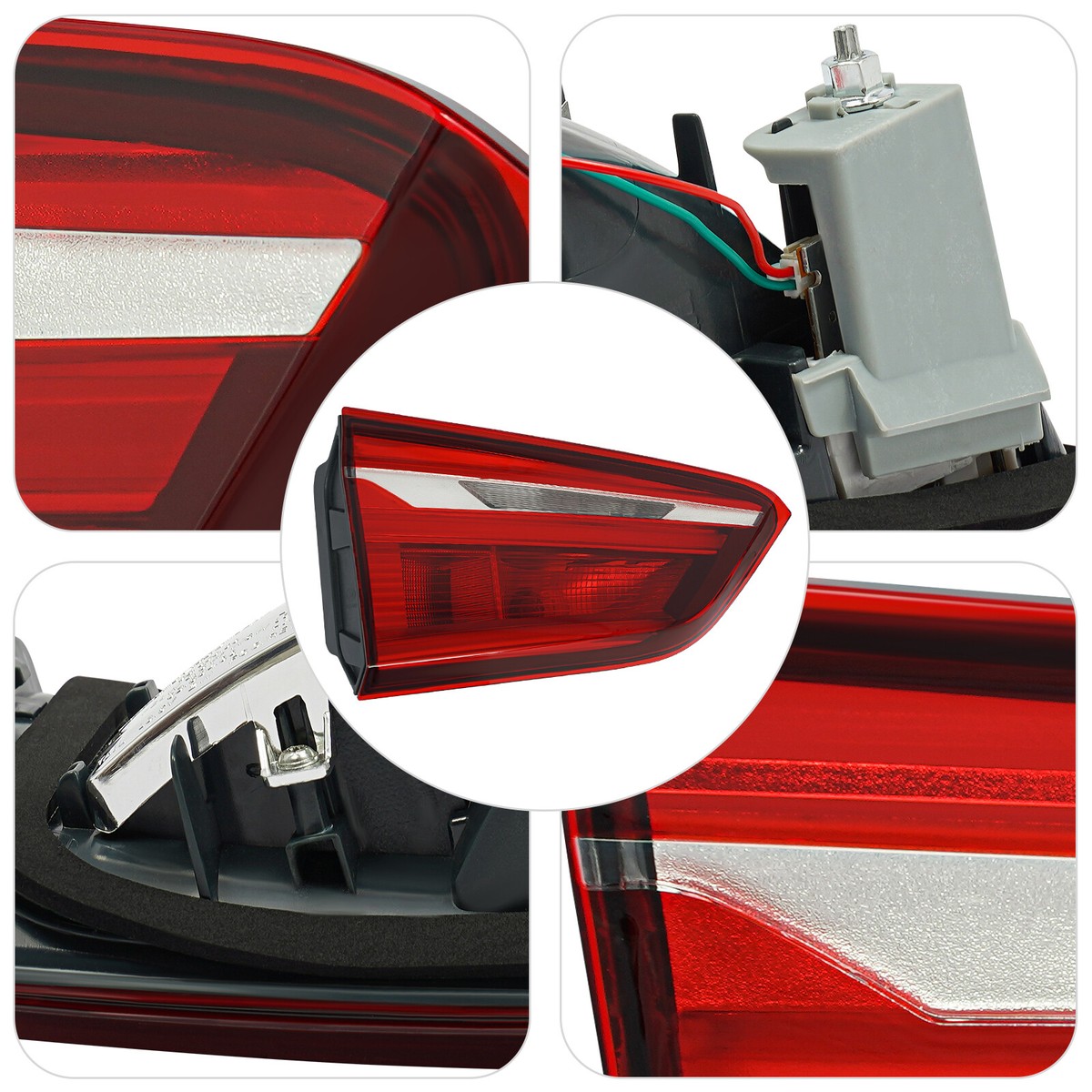 LED Inner Tail Light Left Driver Side Brake Rear Lamp For 2016