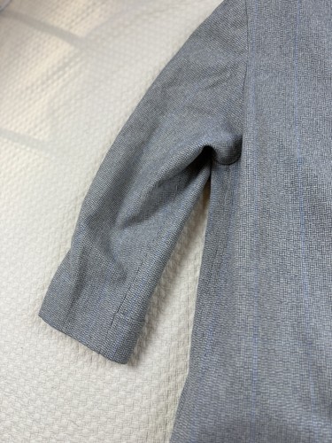 Vintage Lanark Saxony Tailored Ber-Ben tweed wool overcoat Removable Lining - Picture 15 of 19