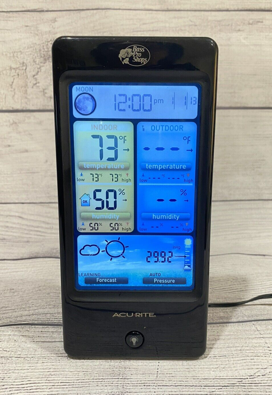 Acurite Weather Station BASS PRO SHOPS Model 00478BPDI eBay