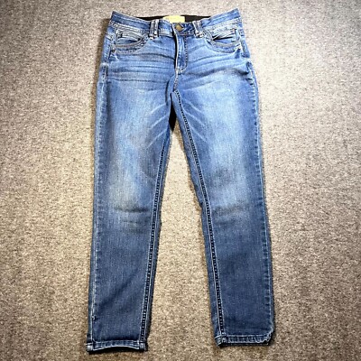 Democracy Ab Solution Jeans Womens 8 32x27 Freedom Ankle Skimmer Mid Rise Slim