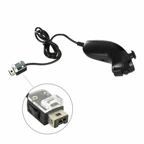 Built in Motion Plus Remote Controller &Nunchuck for Nintendo Wii /Wii U Console