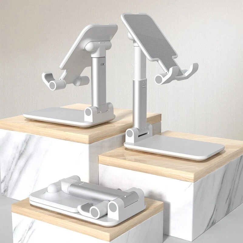 Adjustable Cell Phone Tablet Stand Desktop Holder Mount Mobile Phone iPad iPhone - Image 2 of 4