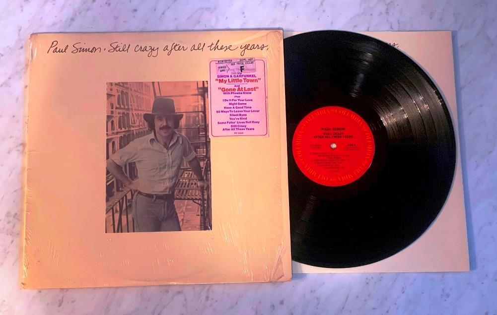 K*ケ様 Sunrize Record STILL SEALD HYPE STI Paul Simon Still Crazy After All These Years Vinyl LP Record