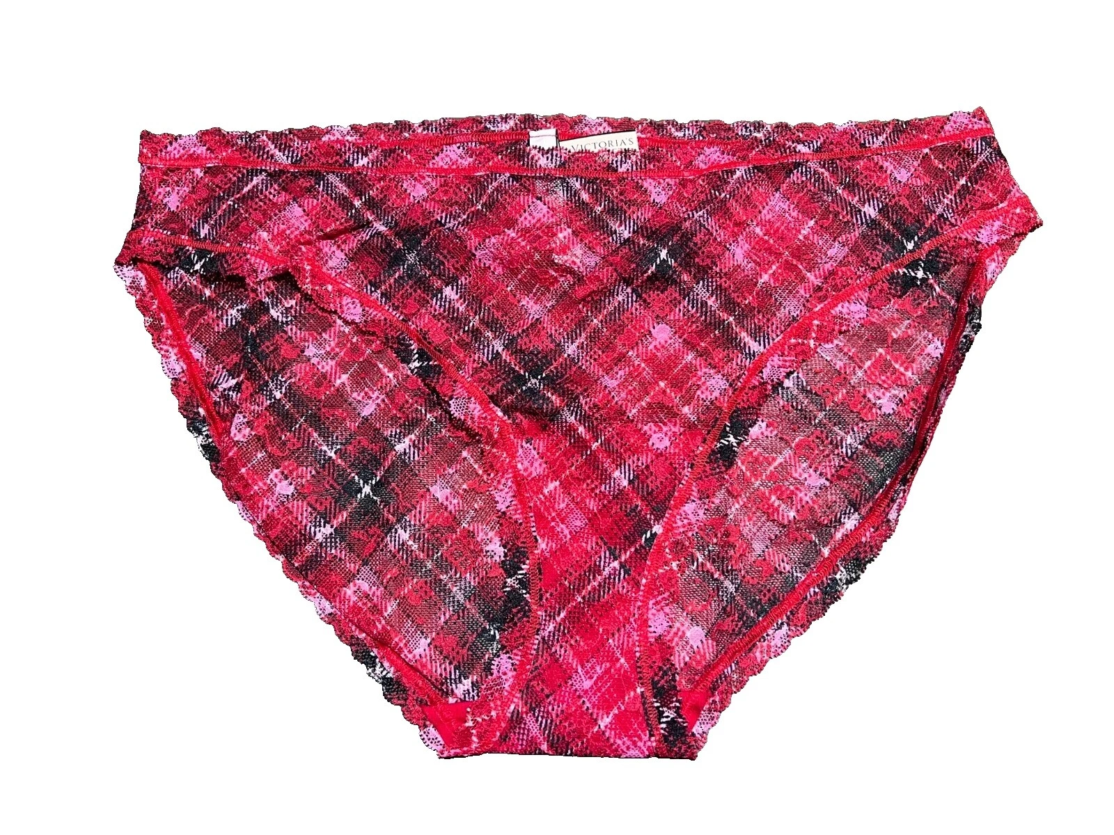 Canzoncillos Bikini a cuadros de poliamida para Mujeres