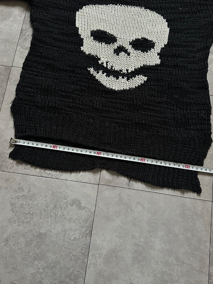 Punk LGB If Six Was Nine Number Nine Style Mesh Gothic Skull