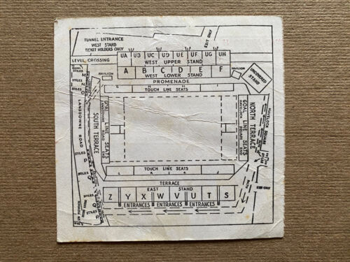 TK 1974 IRLANDA V NUOVA ZELANDA TUTTI NERI biglietto rugby Stub Lansdowne Road IRFU - Foto 2 di 2