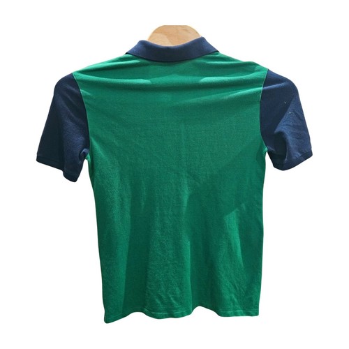 Polo Ralph Lauren Crest 1967 Logo Polo RL Cotton Kelly Green Navy Stripe Boys XL - Picture 3 of 6