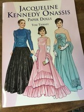 💎Jacqueline Kennedy Onassis Paper Dolls by Tom Tierney 1999 