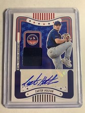 2024 Stars and Stripes Carter Holton Patch Auto #SM-CH Atlanta Braves