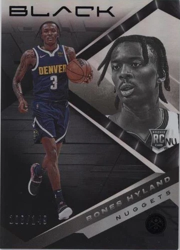 2021-22 Panini Black - Bones Hyland #82