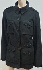 Wellensteyn Black Waterproof Windproof Breathable Military Style Belted Jacket L
