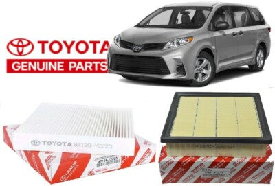 シエナの空 OEM Genuine Toyota Sienna 15-21 Cabin and Air Filter 87139-YZZ82