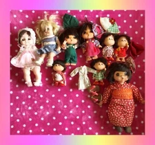 Vintage Sekiguchi Japan Horsman Mademoiselle Gege Lot Showa Retro Baby Doll TLC