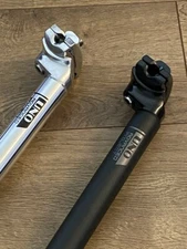 NEW UNO Seat Post 28.6mm x 350mm  MTB Trekking Road Bicycle , Black or Silver
