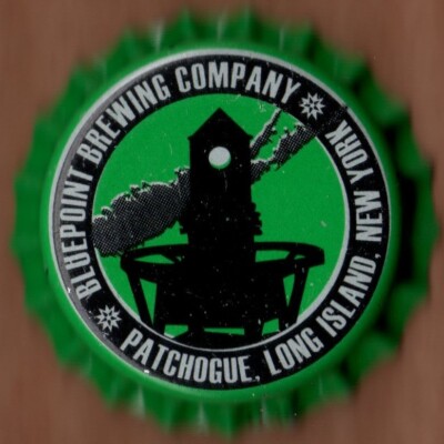 USA Plastic Lined Beer Crown Bottle Cap: Blue Point Brewing