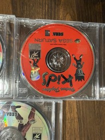 Sega Saturn Video Game Lot Nice Shape Virtua Lot 3 Total Games Not Tested