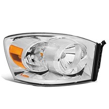 Right Side Factory Style Headlight Lamp Assembly Chrome OEM-HL-0076-R