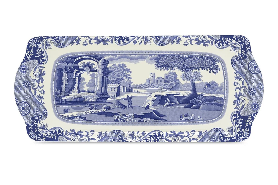 Spode - Blue Italian - Melamine Sandwich Tray - 228500N - Image 2 of 2