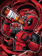 Marvel Comics Deadpool 6" High Quality Vinyl Sticker