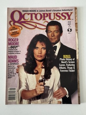 Octopussy Official Movie Magazine James Bond 007 Roger Moore Maud Adams