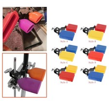 Double Mounted Bell Set Drum Set Noisemaker Musical Instrument Cowbell Accessory