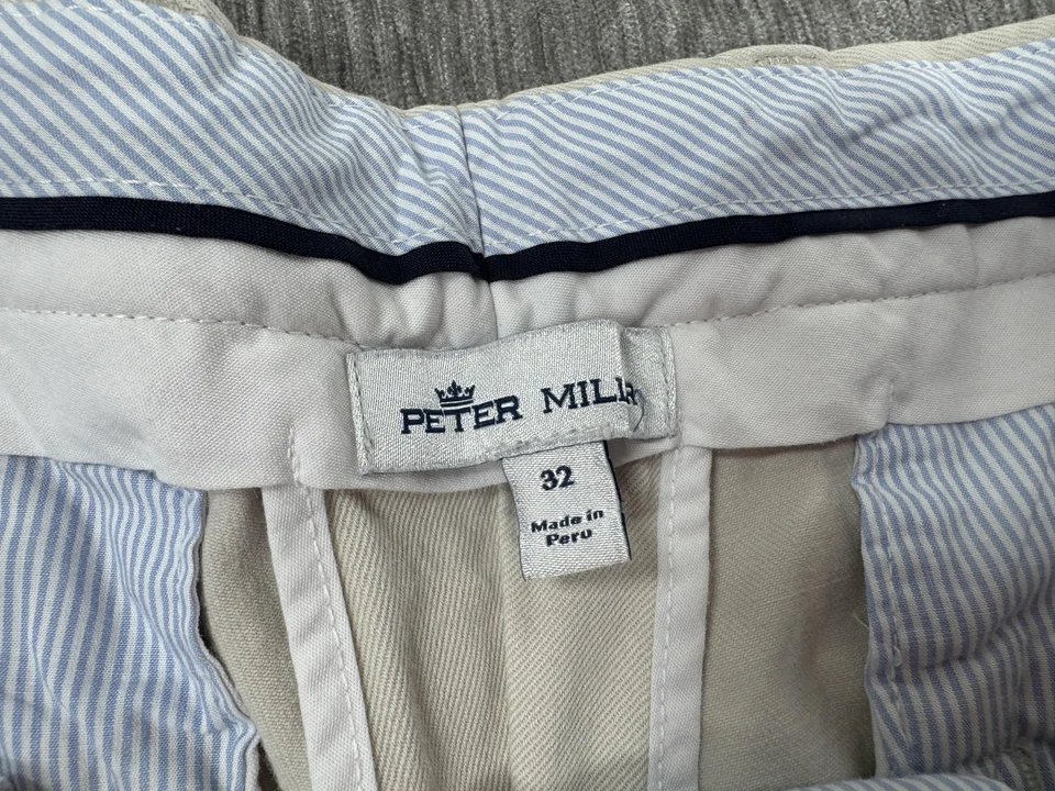 Pantalones Cortos de Golf Chinos Peter Millar Para Hombres 32 Caqui Carolina del Sur Gamecocks Fútbol Foto 2 de 4