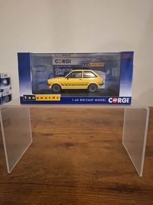 Vanguards Corgi 1:43 Ford Fiesta Mk1 Festival Prairie Yellow VA12509