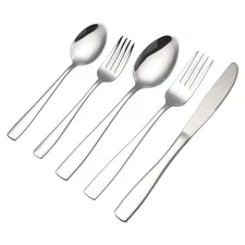 40-Piece Stainless Steel Flatware Set Silverware Cutlery Service for 8