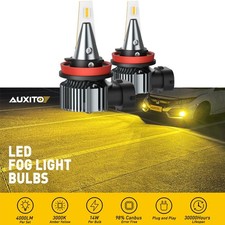 AUXITO H9 H11 H8 LED Fog Driving Bulbs Light 4000LM White Bright 6000K CANBUS I9