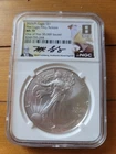 2025 P SILVER EAGLE PRIVY NGC MS70 FIRST 50K ISSUED MARK SALZBERG SIGNED 8th Era