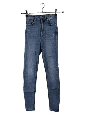 PULL & BEAR Jeans taille haute Dames Jeans T EU 32 bleu style décontracté - Photo 1/4