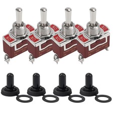 Waterproof Toggle Switch 12V Marine ON Off ON 3 Pin 3 Position SPDT 12 Volt D...