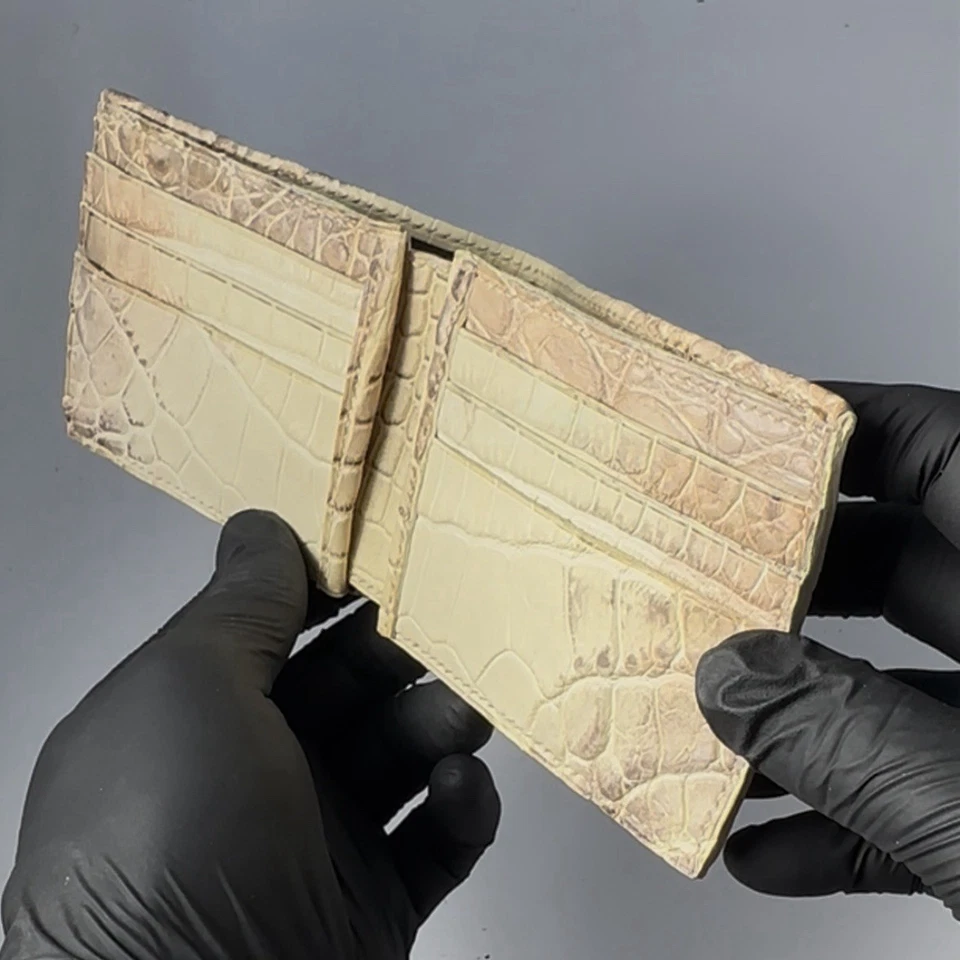 Himalayan Nile Crocodile Bifold mens wallet - Image 4 of 4