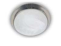Led KüChenlampe Alabaster Zierring Nickel Matt Ø25Cm Led Treppenhausbeleuchtung