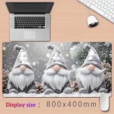 40 90cm1pc Christmas gnomes in the snow Mousepad, Keyboard Gaming Accessories Mo