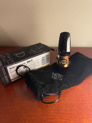 Selmer S80 F Hard Rubber Alto Sax Mouthpiece + Ligature - Near Mint, Listing #1