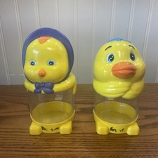 VTG Set Of 2 Rare Baby Chick Toddler Cups Sippee Like Cups No Straws Included