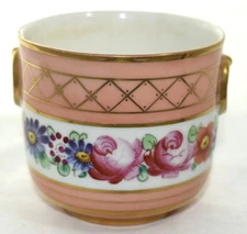 Old Paris Handpainted Gilt Cache Pot Sevres Limoges Style Planter Jardiniere