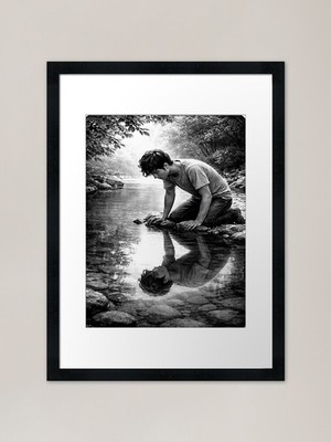 Reflection Framed Art Print Framed Wall Art Poster Canvas Print Picture