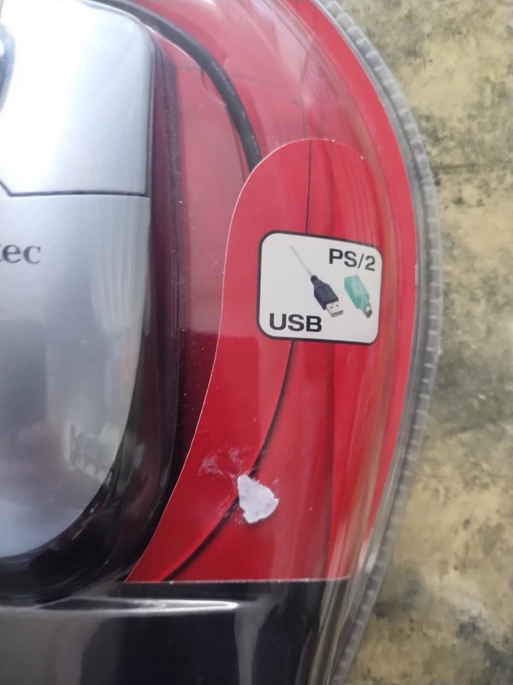 Labtec Optical 3 button Mouse USB PS/2 Brand New In Sealed Package - Image 3 of 4