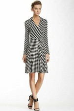 NEW Size 6 Diane von Furstenberg DVF T72  Viscose Jungle Diamond Wrap Dress